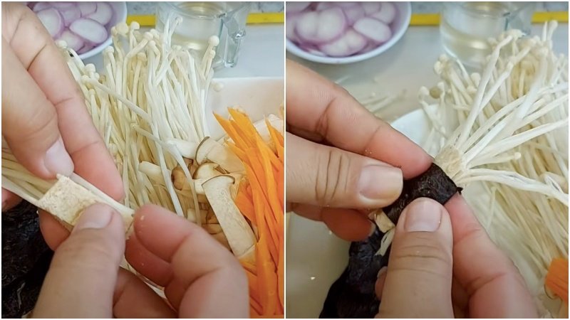Làm mực chay