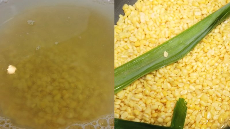 Nấu đậu xanh Nấu đậu xanh