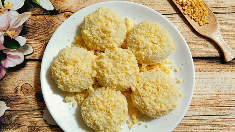 Bánh dày từ xôi, gạo nếp Bánh dày từ xôi, gạo nếp