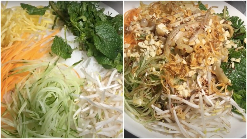 Trộn bún Trộn bún