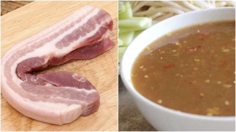 Nguyên liệu làm bún trộn mắm nêm Nguyên liệu làm bún trộn mắm nêm