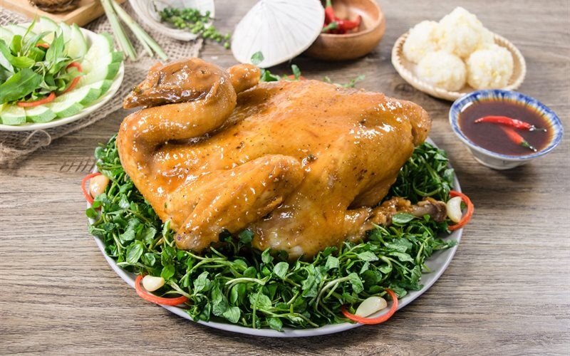 Gà hấp nước mắm Gà hấp nước mắm