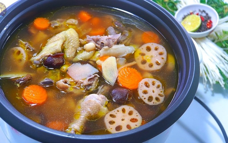 Lẩu gà thuốc bắc Lẩu gà thuốc bắc