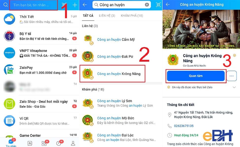 Tra cứu CCCD qua kênh Zalo