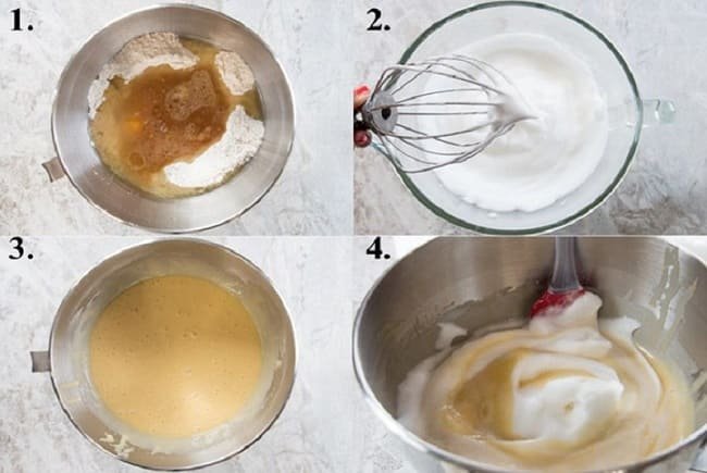 Trộn bột làm bánh mi Trộn bột làm bánh mi