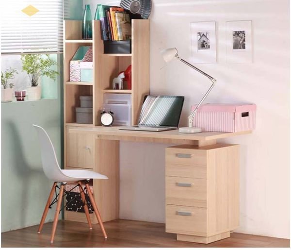 Tủ sách treo tường bằng gỗ công nghiệp đẹp