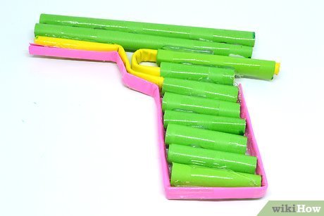 Tiêu đề ảnh Make a Paper Gun That Shoots Step 12