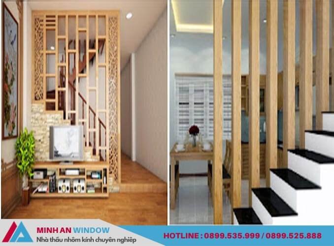 Mẫu Vách ngăn cầu thang chia ô và dạng thanh xếp cao cấp Mẫu Vách ngăn cầu thang chia ô và dạng thanh xếp cao cấp