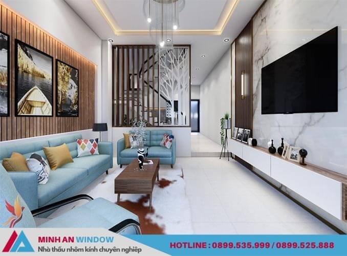 Mẫu Vách ngăn cầu thang phong thủ cho các phòng khách sang trọng Mẫu Vách ngăn cầu thang phong thủ cho các phòng khách sang trọng