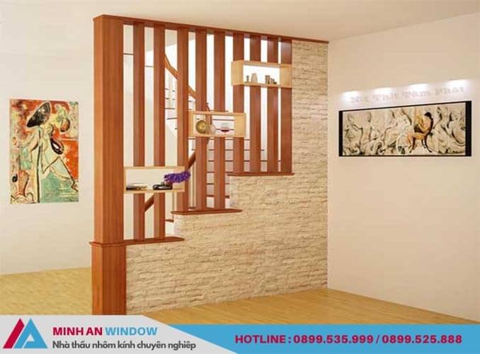 Mẫu Vách ngăn cầu thang thanh gỗ phong thủy cao cấp chất lượng Mẫu Vách ngăn cầu thang thanh gỗ phong thủy cao cấp chất lượng