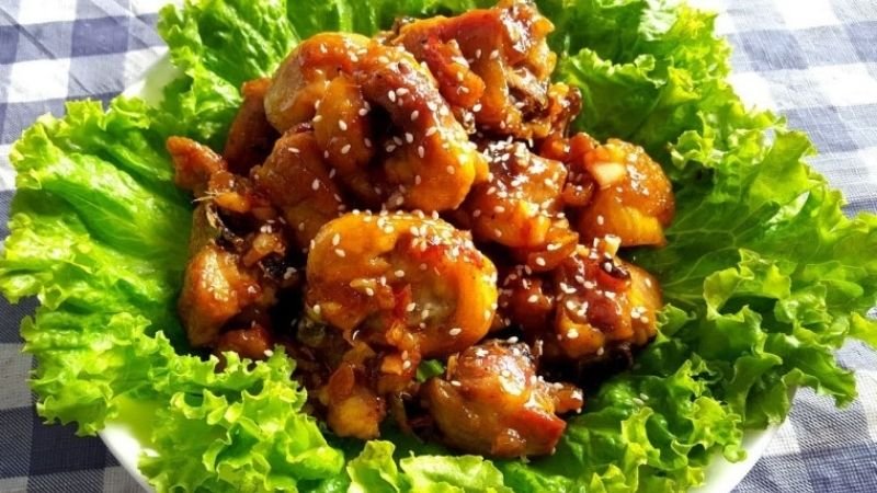 Cách làm gà chiên sốt chua ngọt