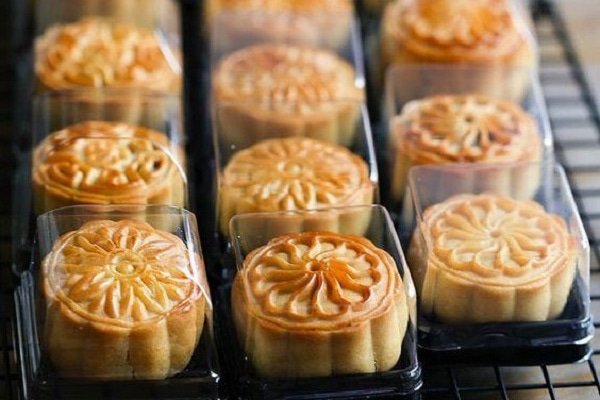 vỏ bánh trung thu nướng