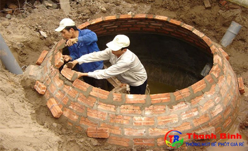 Xây thành bể Biogas
