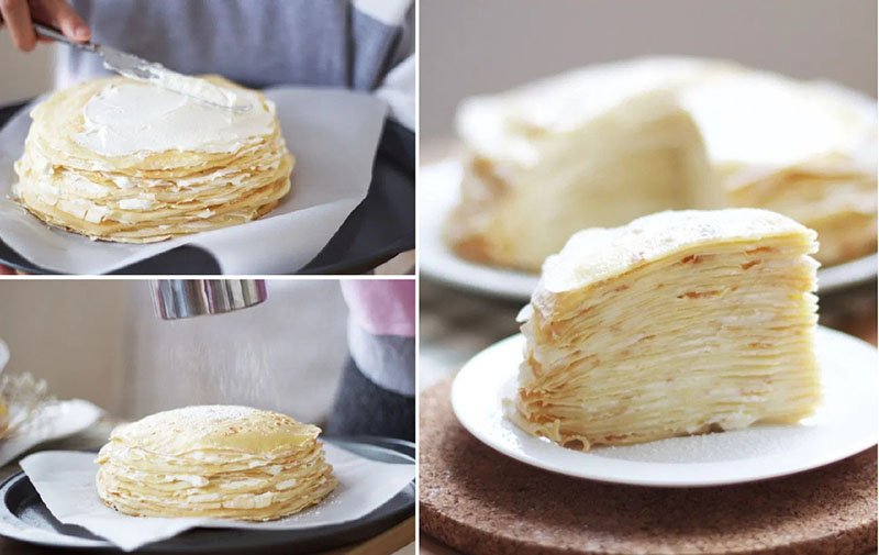bánh crepe sầu riêng ngàn lớp
