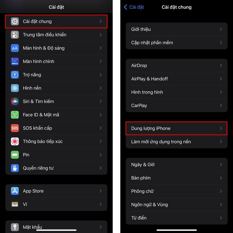 Xóa bộ nhớ đệm iPhone
