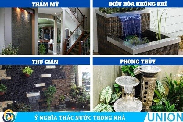 ý nghĩa thác nước trong nhà