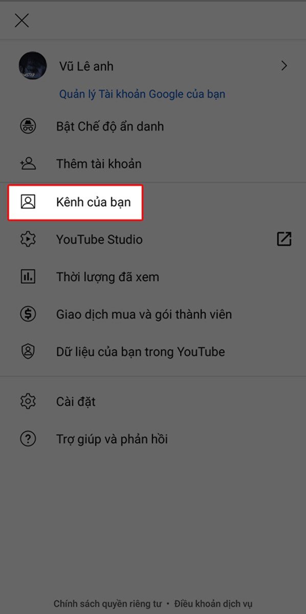 Chọn Kênh của bạn Chọn Kênh của bạn