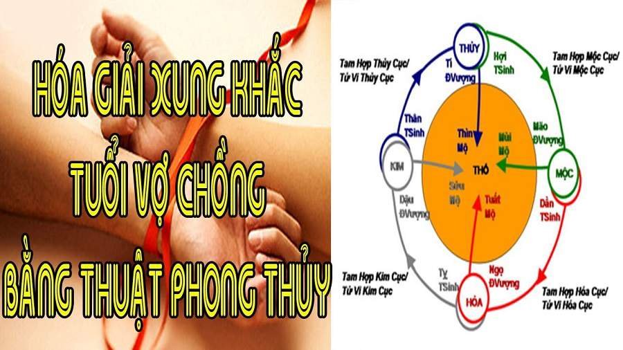 Hóa giải xung khắc mệnh vợ chồng