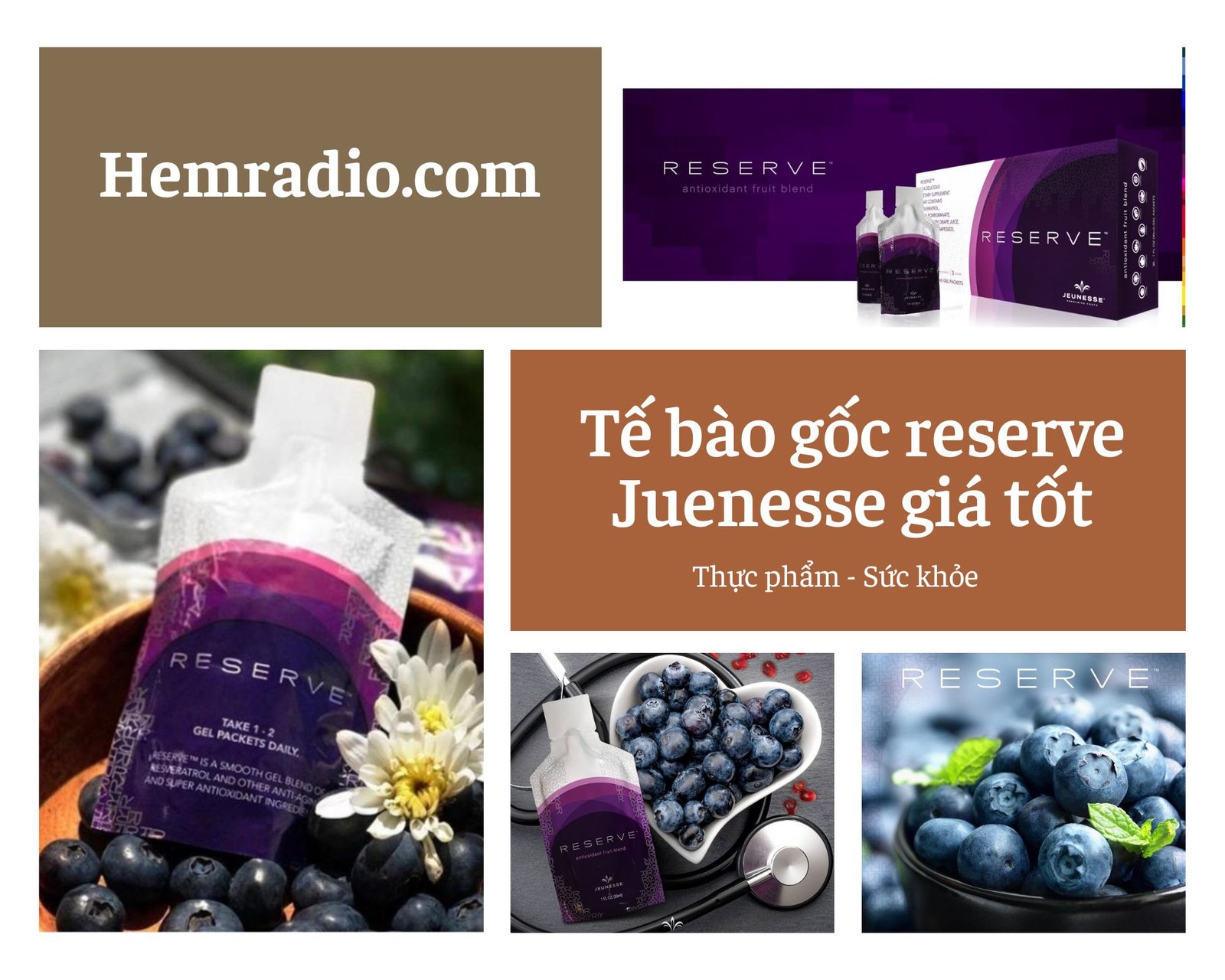 Tế bào gốc Reserve Jeunesse giá tốt
