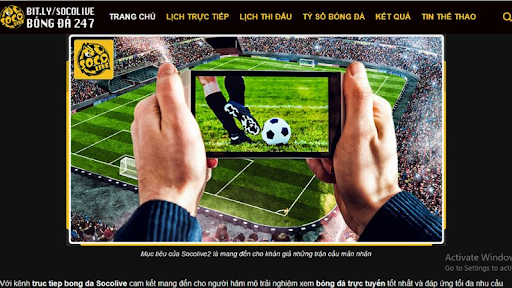 Trải nghiệm bóng đá đẹp tại Socolive TV