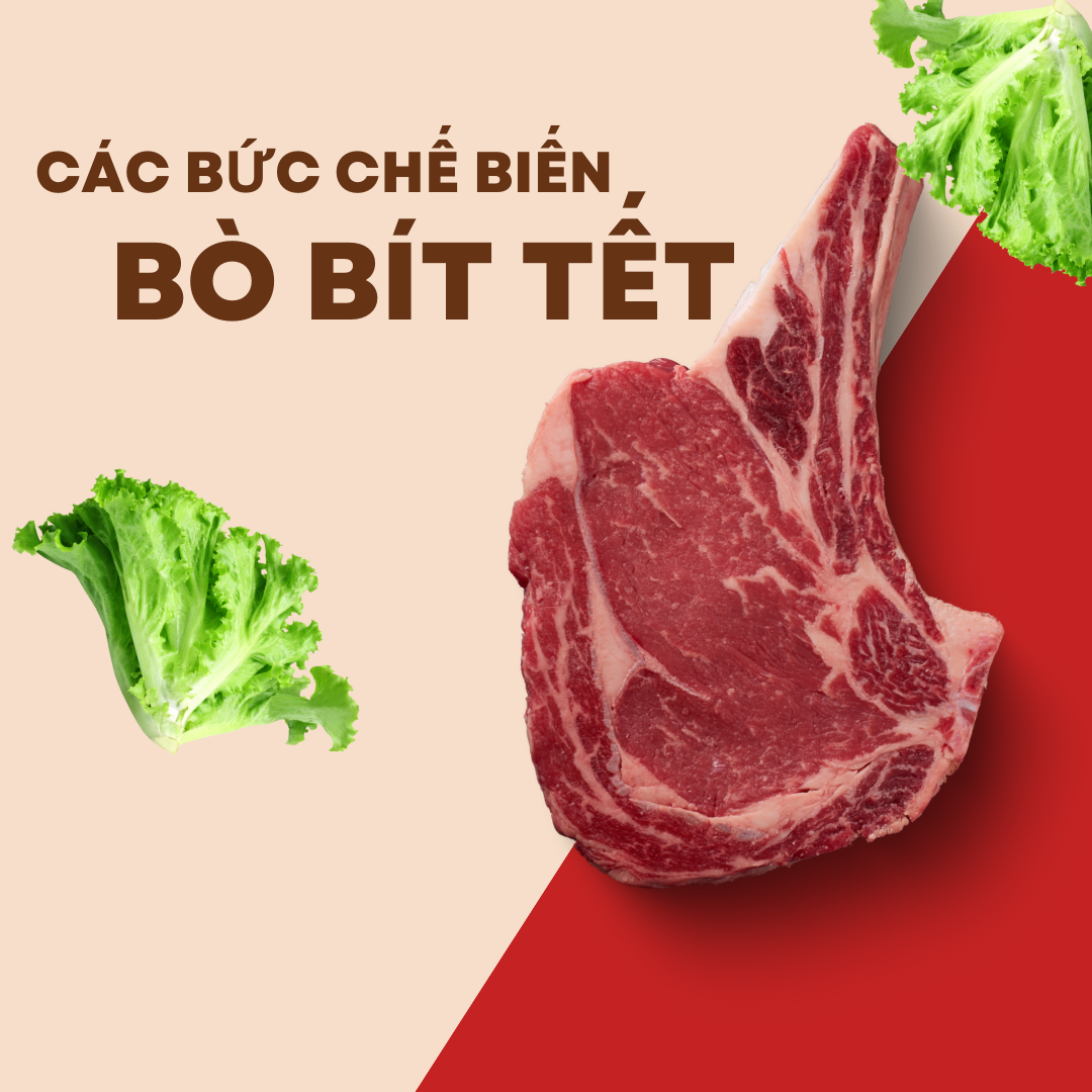 CÁc bước Chế biến bò bít tết
