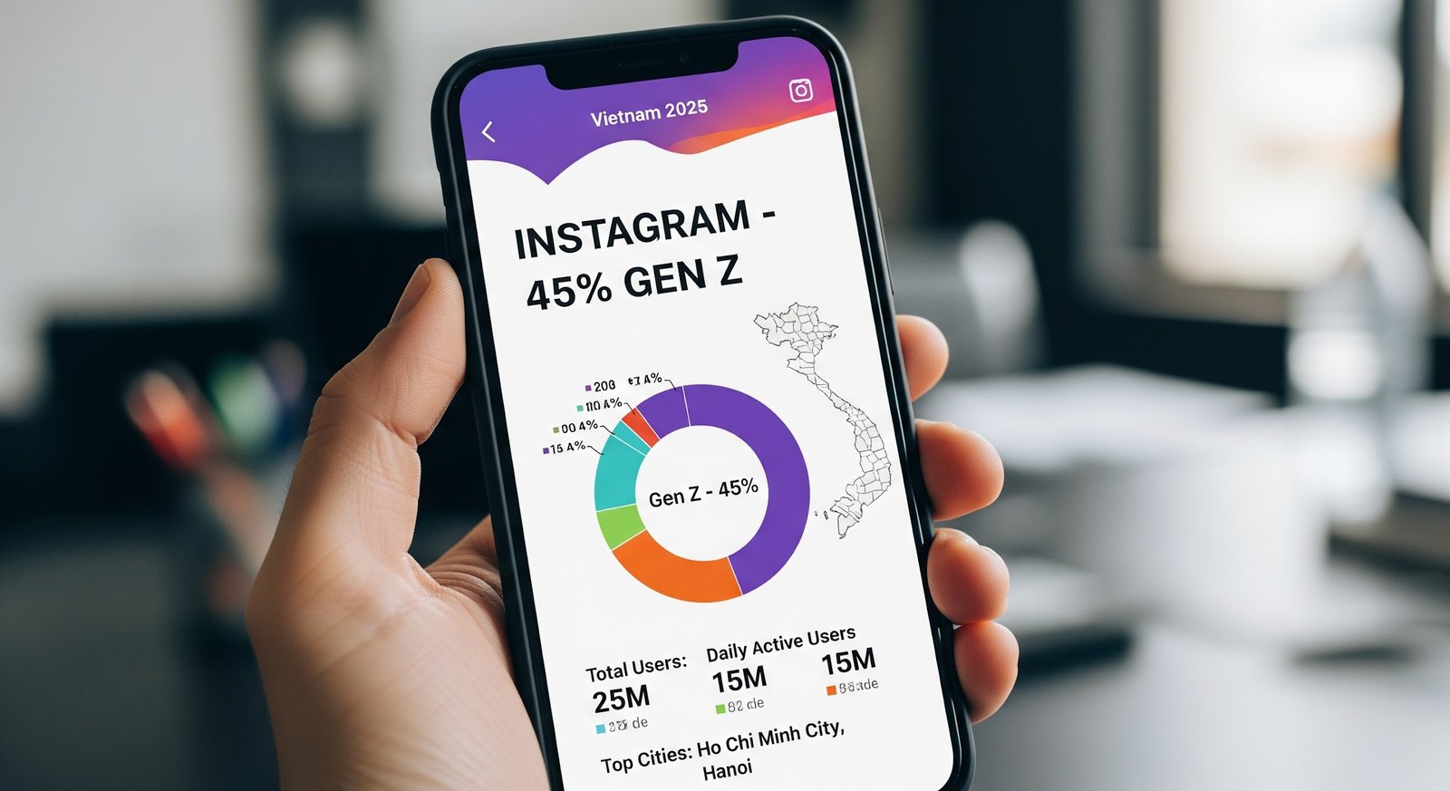 Theo báo cáo Gen Z "thống trị" Instagram tại Việt Nam