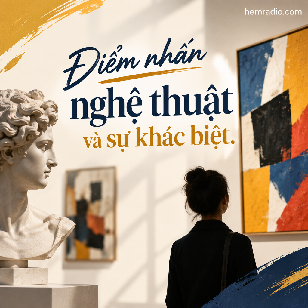 Điểm nhấn nghệ thuật và sự khác biệt Điểm nhấn nghệ thuật và sự khác biệt