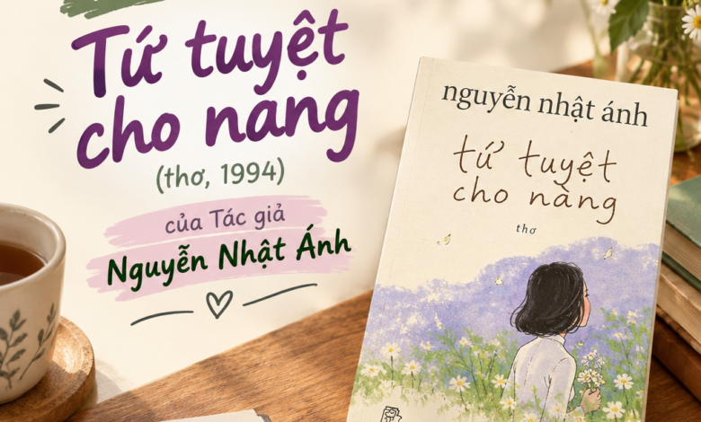 Review sách Tứ tuyệt cho nàng (thơ, 1994) của Tác giả Nguyễn Nhật Ánh