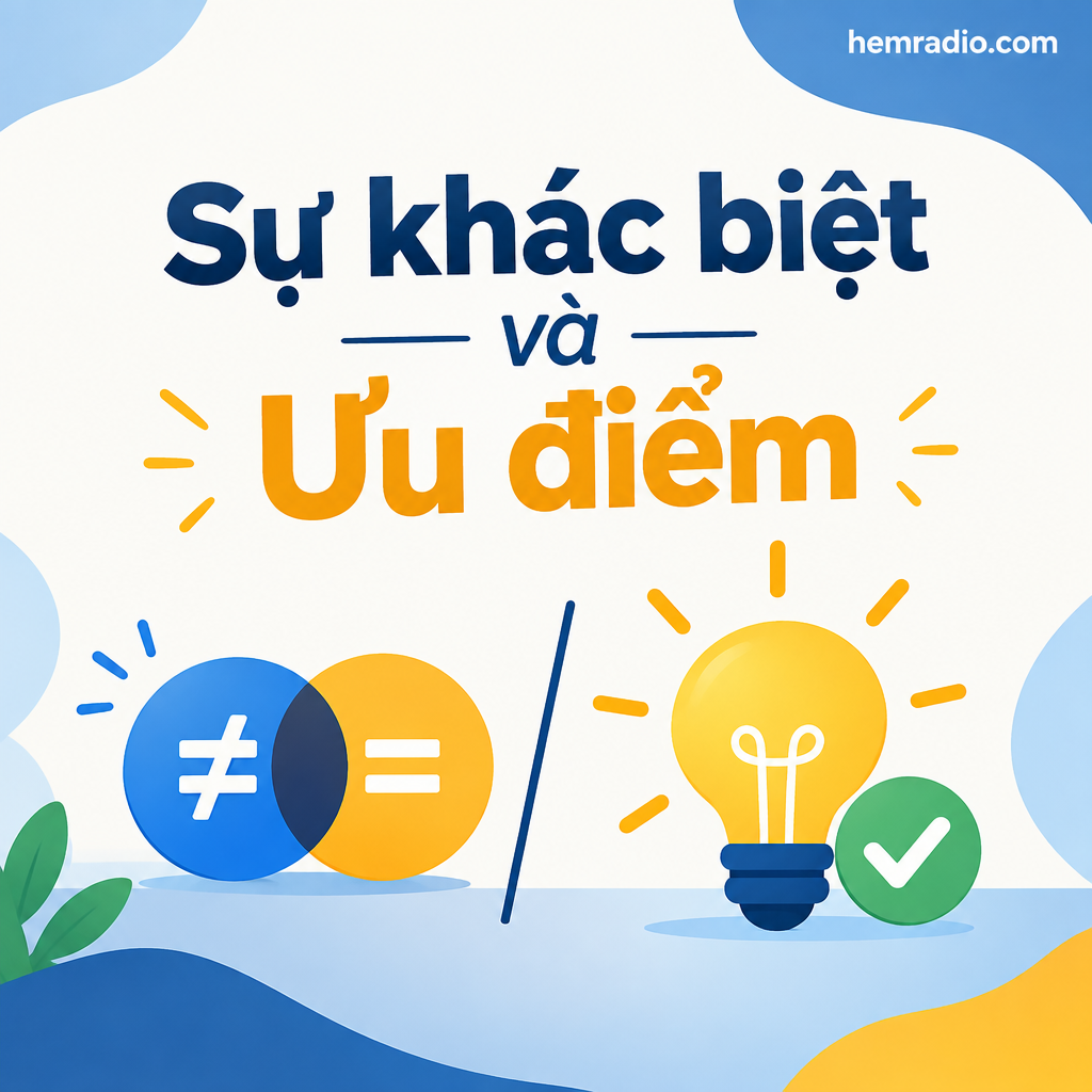 Sự khác biệt và Ưu điểm