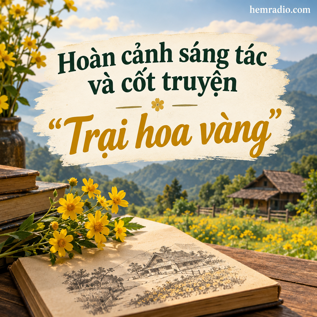 Hoàn cảnh sáng tác và cốt truyện “Trại hoa vàng”