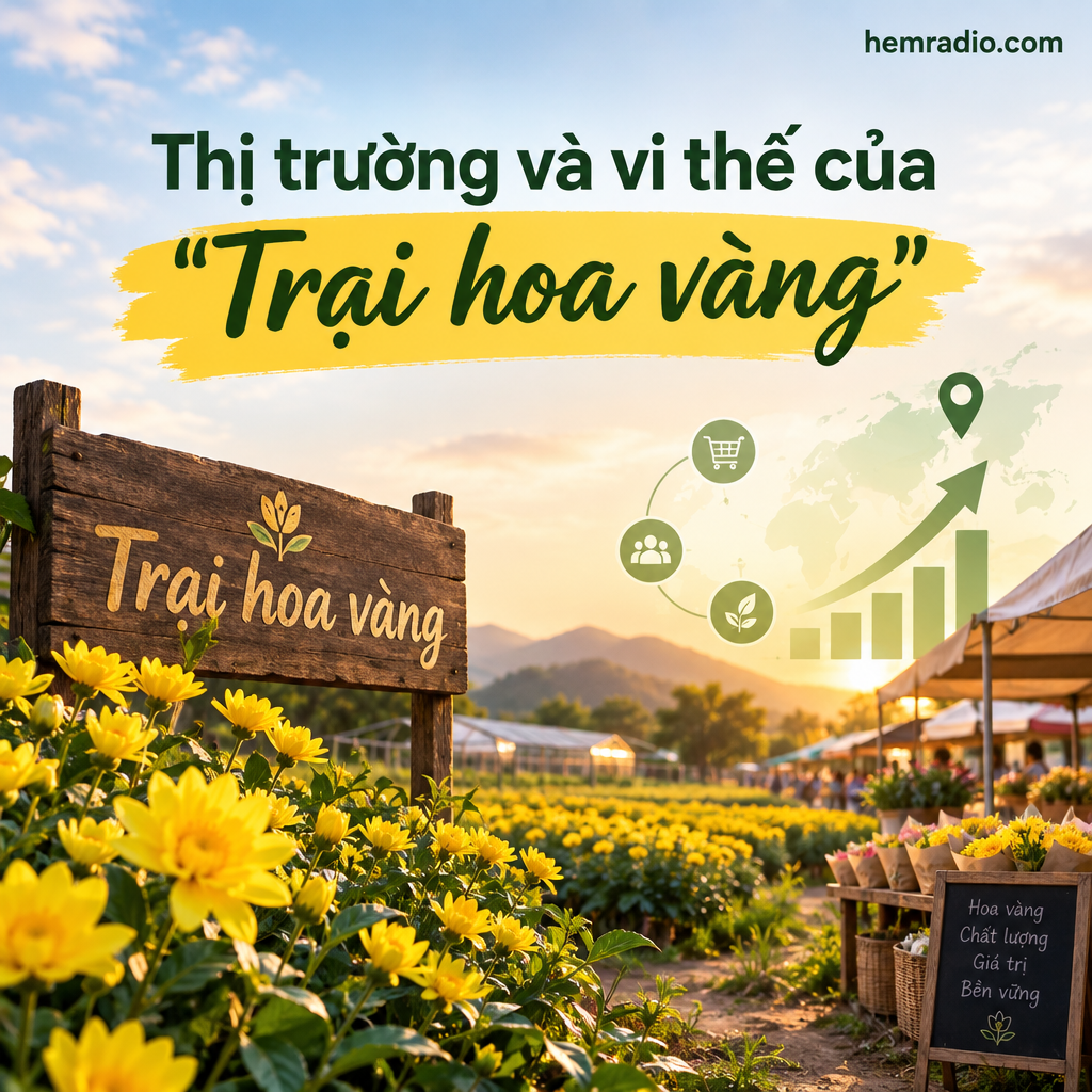 Thị trường và vị thế của “Trại hoa vàng”