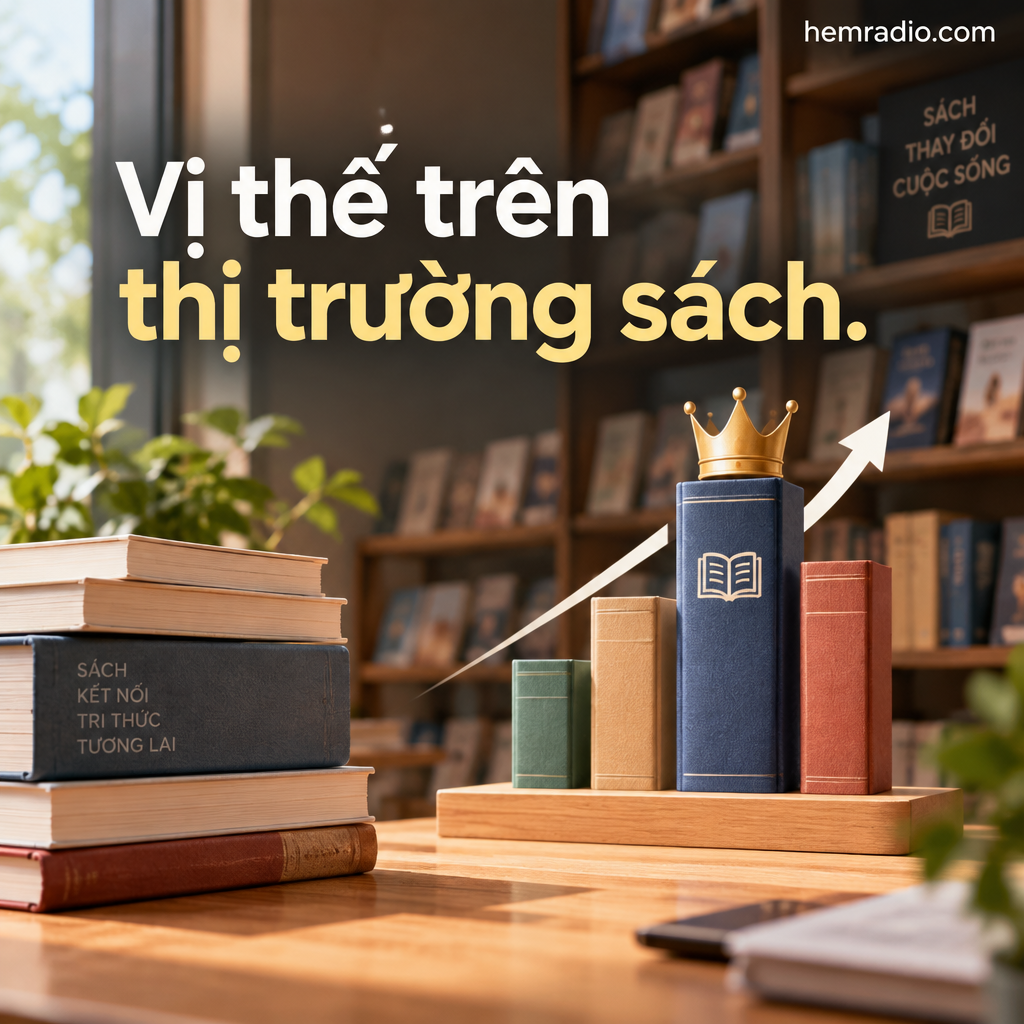 Vị thế trên thị trường sách Vị thế trên thị trường sách